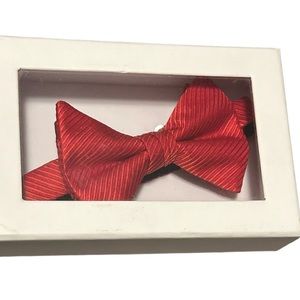 Mens One Size Calvin Klein Bow Tie Red